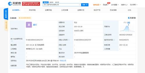 小鵬汽車深圳成立科技新公司，注冊資本5000萬聚焦軟件與信息技術(shù)服務